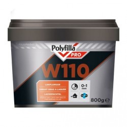 Polyfilla Pro W110 Lakplamuur 800g