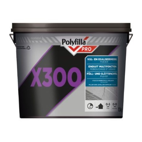 Polyfilla Pro X300 Vul en Egaliseermiddel