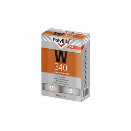 Polyfilla Pro W340 2K Houtprimer set 200ml