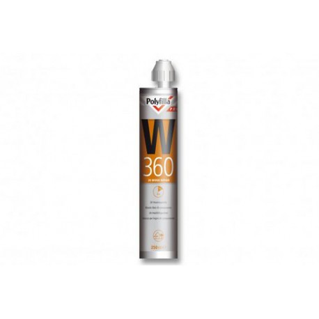 Polyfilla Pro W360 2K Houtreparatiepasta set 250ml
