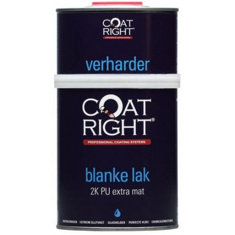 Coatright Aqua 2K PU Blanke Lak Extra Mat